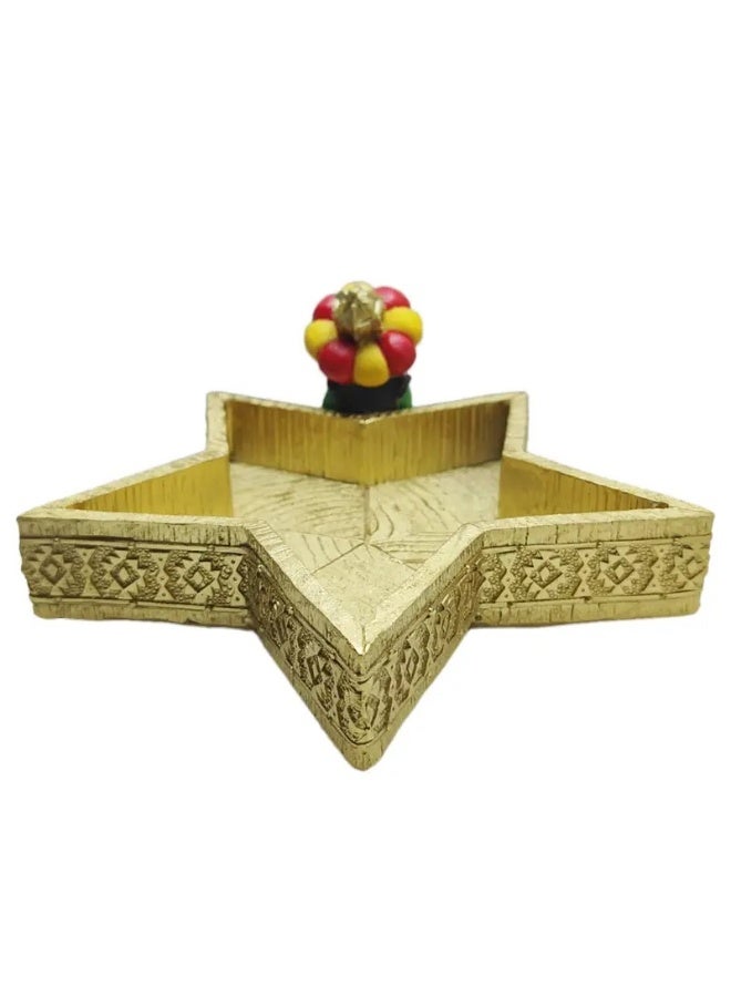 Home Care Eid Celebration Figurine - Multifunctional Resin Storage Box, Traditional Middle Eastern Design, Perfect for Ramadan & Home Decor 18X6.5 cm - Image 3